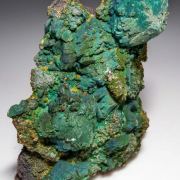 Chrysocolla after Malachite after Azurite with Wulfenite