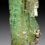 Tsavorite with Sphene, Diopside, Pyrite