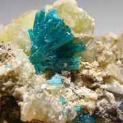 Caledonite with Leadhillite