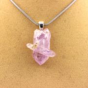 Raw Amethyst Necklace. 11.64 ct.