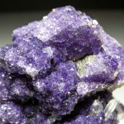 Fluorite on Arsenopyrite