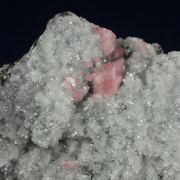 Rhodochrosite with Quartz