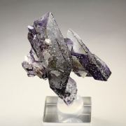 new find - FLUORITE - SPINEL LAW TWIN