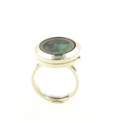 Raw Tsavorite Garnet Ring.