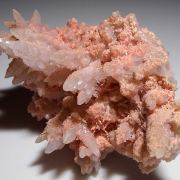 Rhodochrosite on Quartz