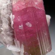 Tourmaline on Feldspar