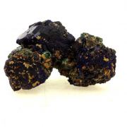 Chessylite (Azurite) + Cuprite.