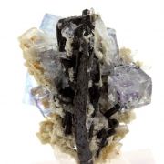 Fluorite + Ferberite.