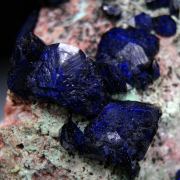 Azurite with Malachite