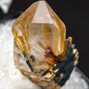 Rutile, Hematite on Quartz