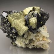 SPHALERITE, CHALCOPYRITE