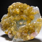 Barite on Fluorite