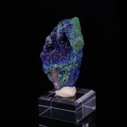 AZURITE and MALACHITE - Khanong open pit, Sepon Mine, Vilabouly District, Savannakhet Province, Laos