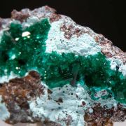 Dioptase on Chrysocolla