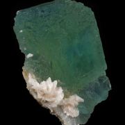 Fluorite with Dolomite and Quartz