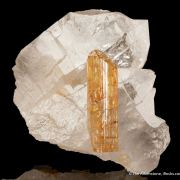 Imperial Topaz on Quartz