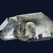 Quartz (Smoky enhydro)