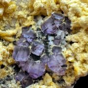 Fluorite, stilbite POLAND