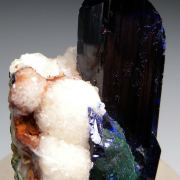 Azurite with Smithsonite