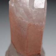 Quartz scepter with Hematite