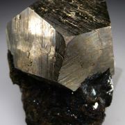 Pyrite on Hematite