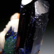 Azurite with Smithsonite