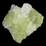 Prehnite casts after Anhydrite with Calcite