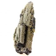 Ferberite, Siderite, Fluorapatite.