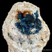 Veszelyite on Hemimorphite