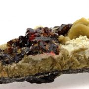 Sphalerite + Siderite.