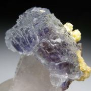 Fluorite on Quartz