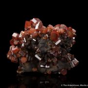 Vanadinite on Coronadite