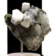 Calcite, Pyrite.