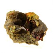 Siderite + Chalcopyrite.