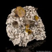 Helvite on Microcline with Quartz