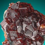 Hessonite  on Clinochlore