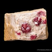 Cinnabar on Quartz