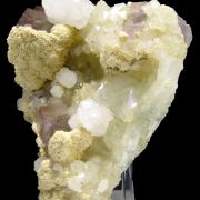 Fluorite, quartz, calcite, dolomite