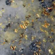 Gold with Pyroxmangite and sulfides plus Quartz