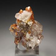 VANADINITE, CALCITE