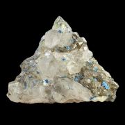 Plancheite, quartz, calcite