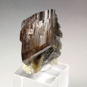 gem AXINITE-Fe, CALCITE