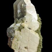 Microcline, epidote, quartz var. smoky  POLAND