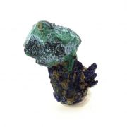 Cuprite + Chessylite ( Azurite ).