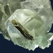 Quartz with Epidote on Byssolite