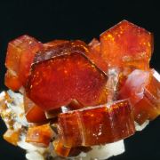 VANADINITE on BARYTE - Morocco