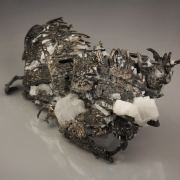 spinel-twinned SILVER, CALCITE