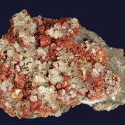 Vanadinite and Calcite