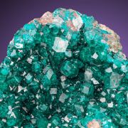 Dioptase  & Calcite