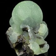 Prehnite on Epidote